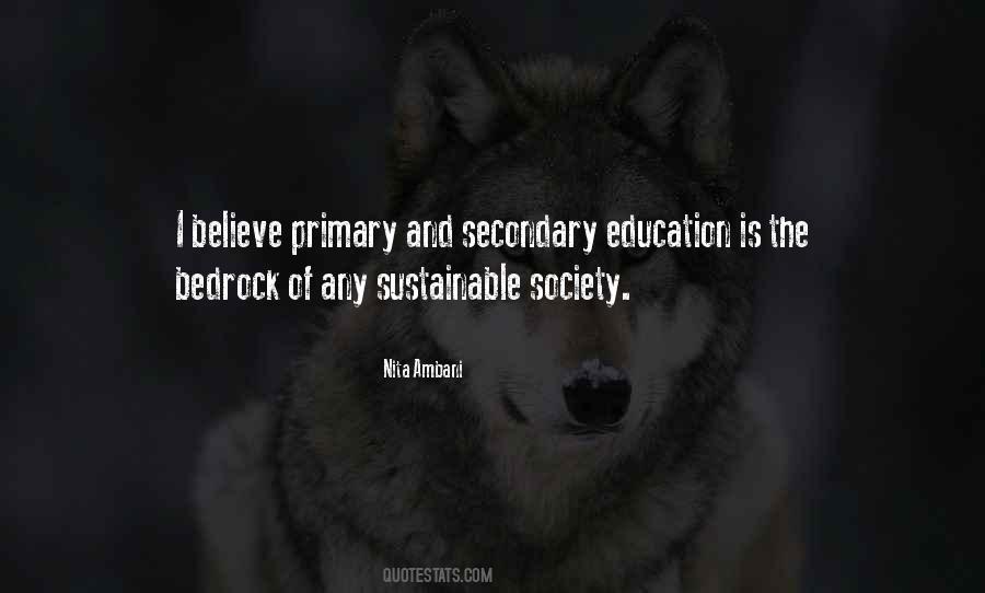 Primary And Secondary Quotes #1551186
