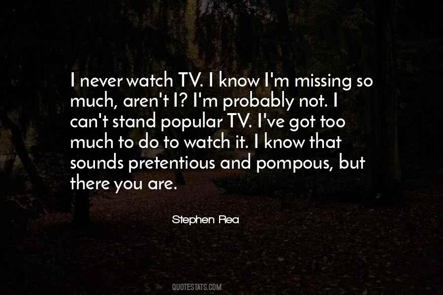 Popular Tv Quotes #1055234