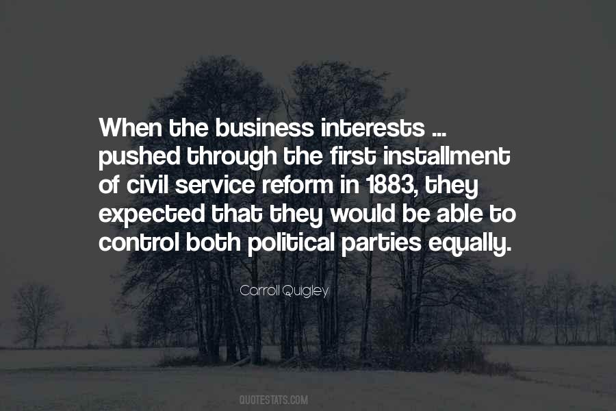 Civil Service Reform Quotes #1147684