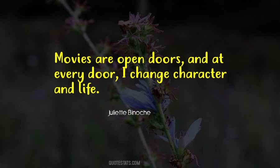 Doors Are Open Quotes #646558