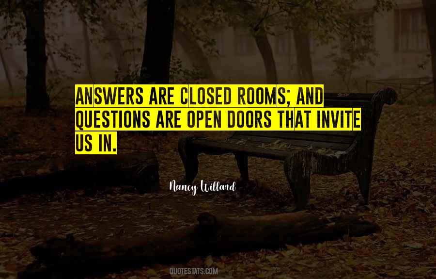 Doors Are Open Quotes #896224