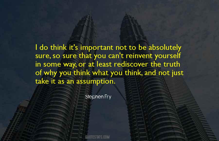 Be Sure Of Yourself Quotes #1011986