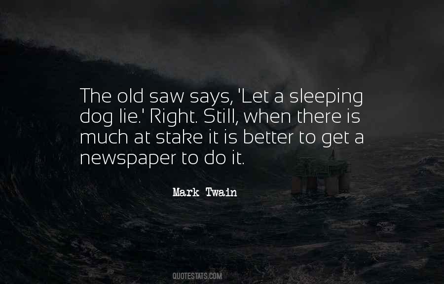 Sleep Dog Quotes #1137726