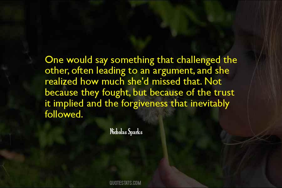 Trust Forgiveness Quotes #1401219