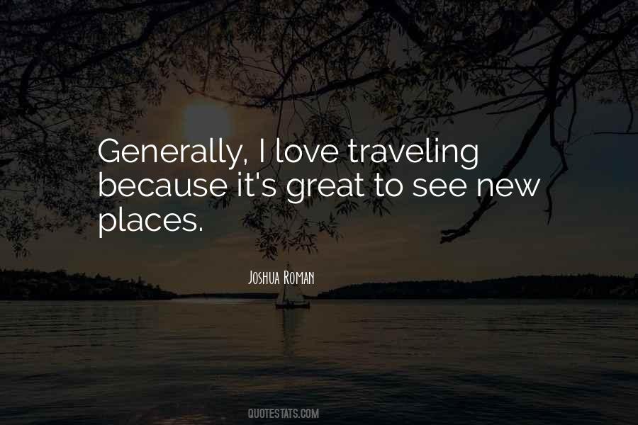 Quotes About Great Places #211415