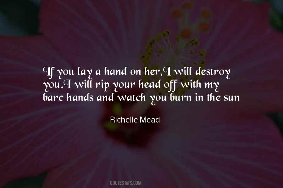 I Will Destroy You Quotes #1438241