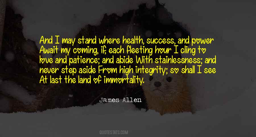 Integrity Success Quotes #1021489