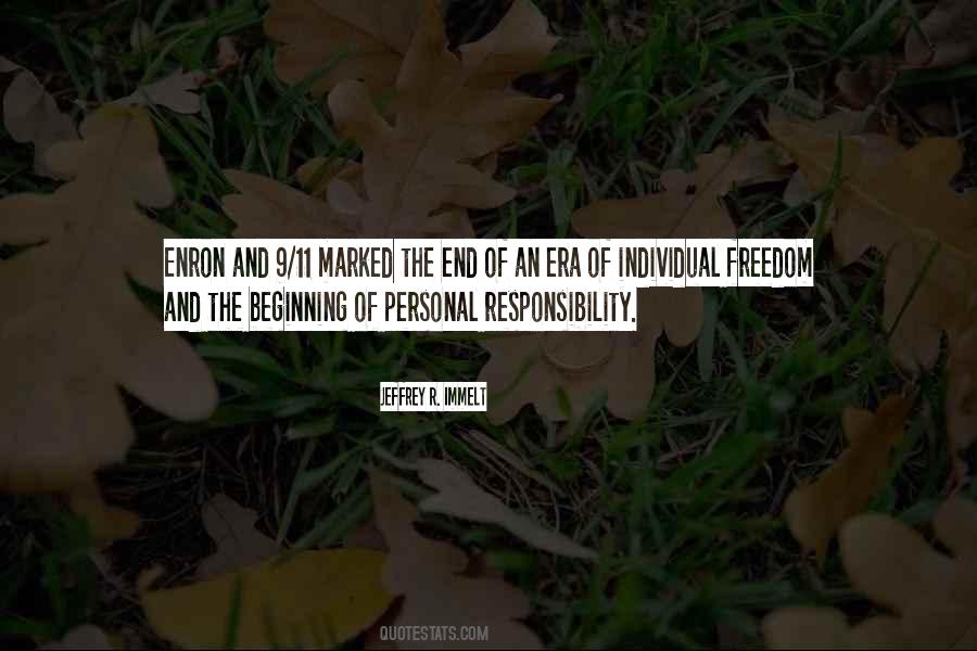 Personal Responsibility Freedom Quotes #1160485