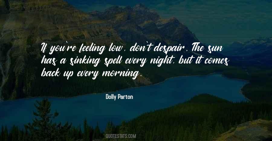 Morning Feeling Quotes #1280244