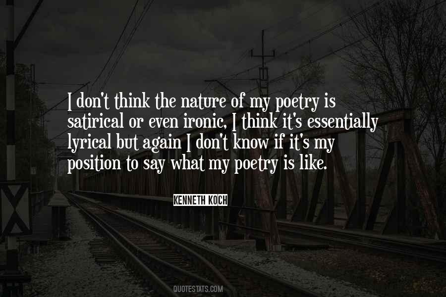Poetry Nature Quotes #1332778