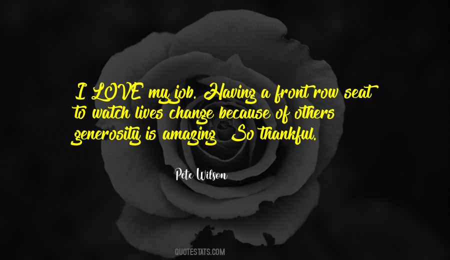 Thankful For His Love Quotes #1610929