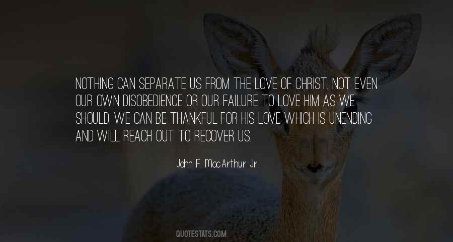 Thankful For His Love Quotes #1611382