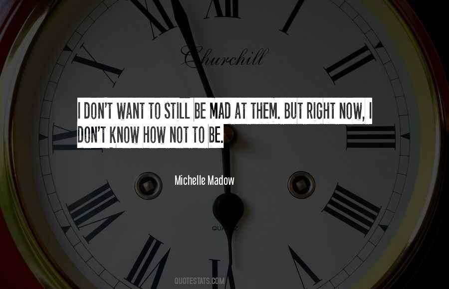 I Know You Are Mad At Me Quotes #240678
