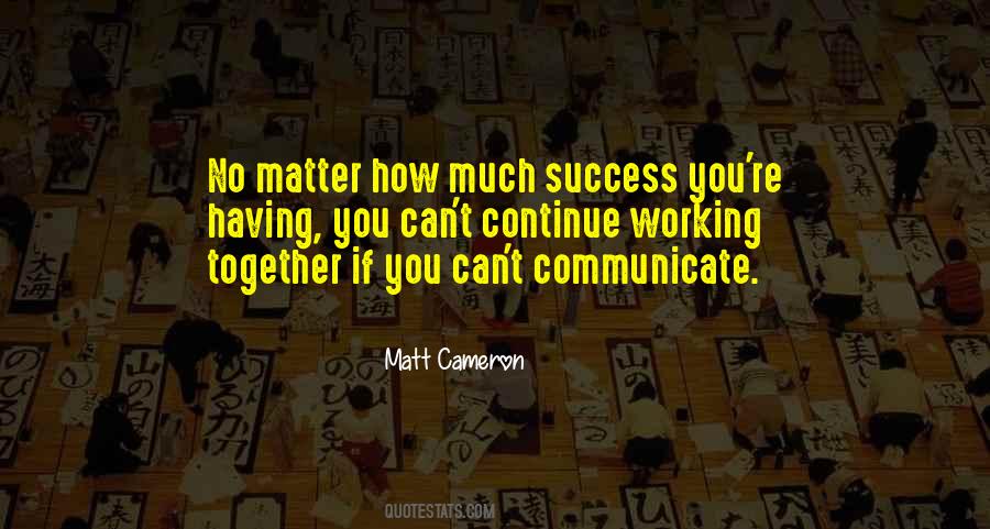 Working Together Is Success Quotes #161344