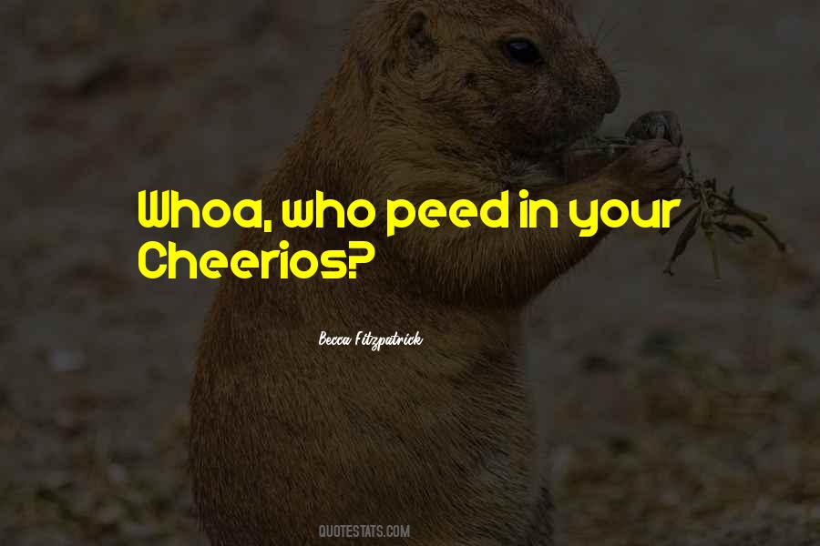 Funny Cheerios Quotes #655194