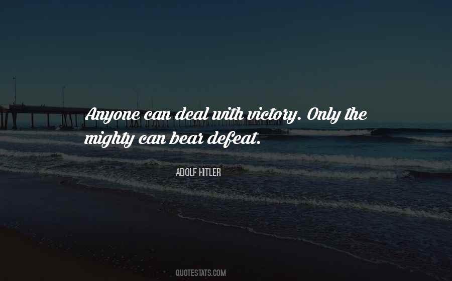 Hitler Victory Quotes #1244609