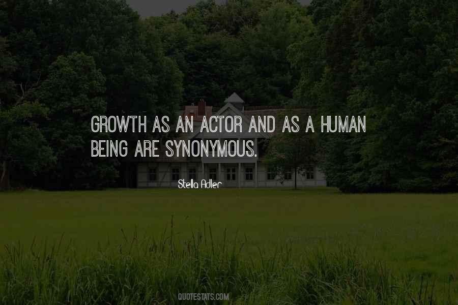 Quotes About Being Growth #1752414