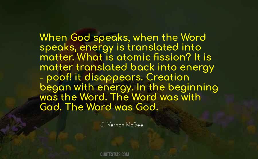 Energy Speaks Quotes #776088