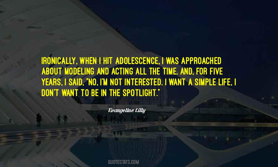 I Want A Simple Life Quotes #1539297