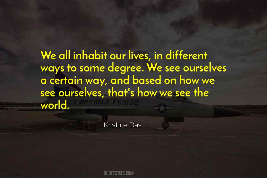 The Way We See Ourselves Quotes #925190