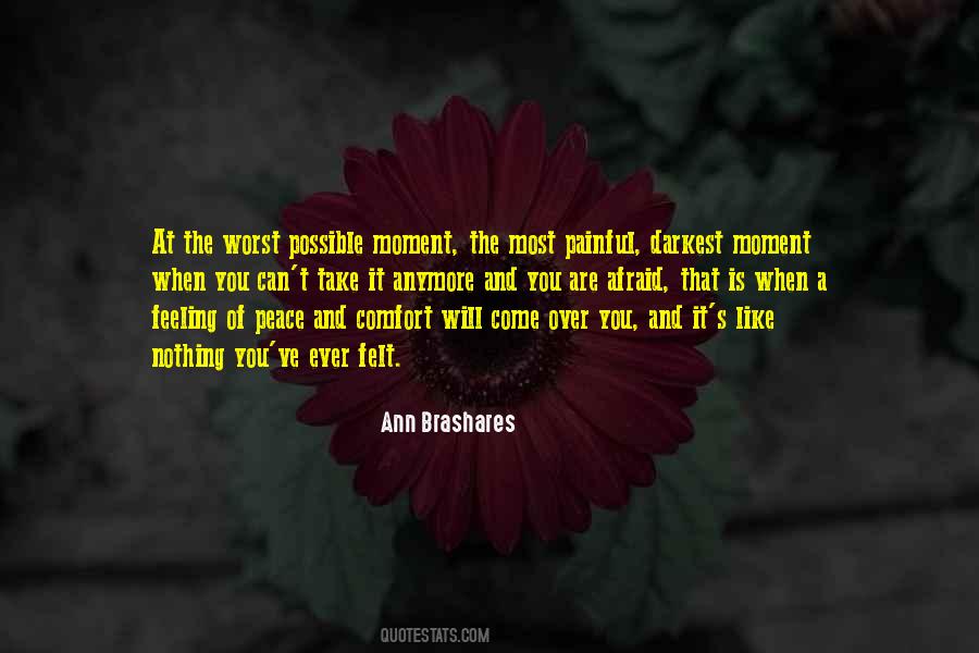 Feeling Comfort Quotes #391276