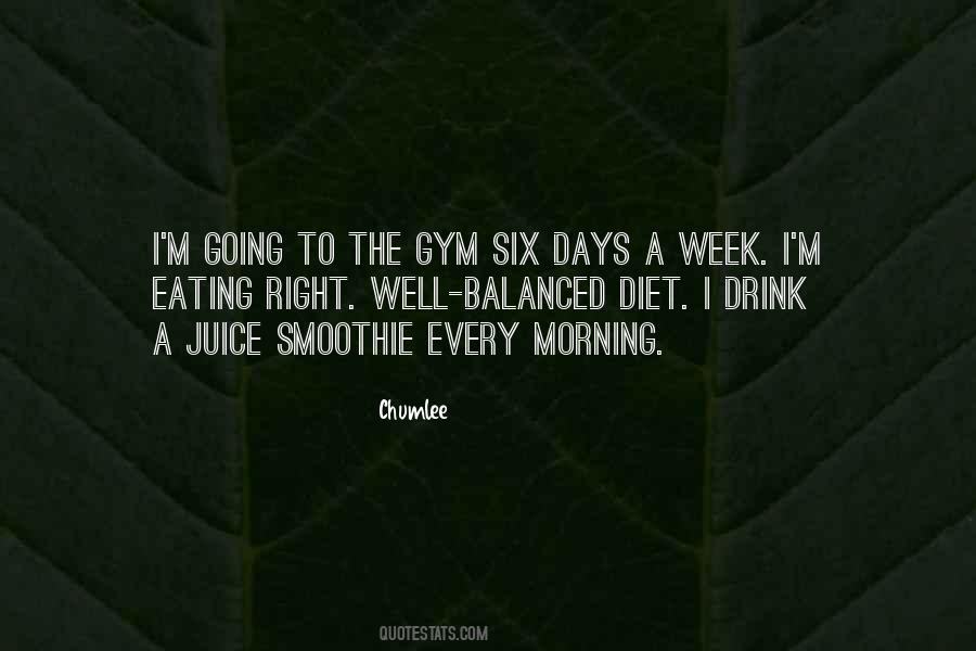 Gym Eating Quotes #1201350