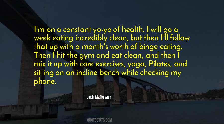 Gym Eating Quotes #1713225