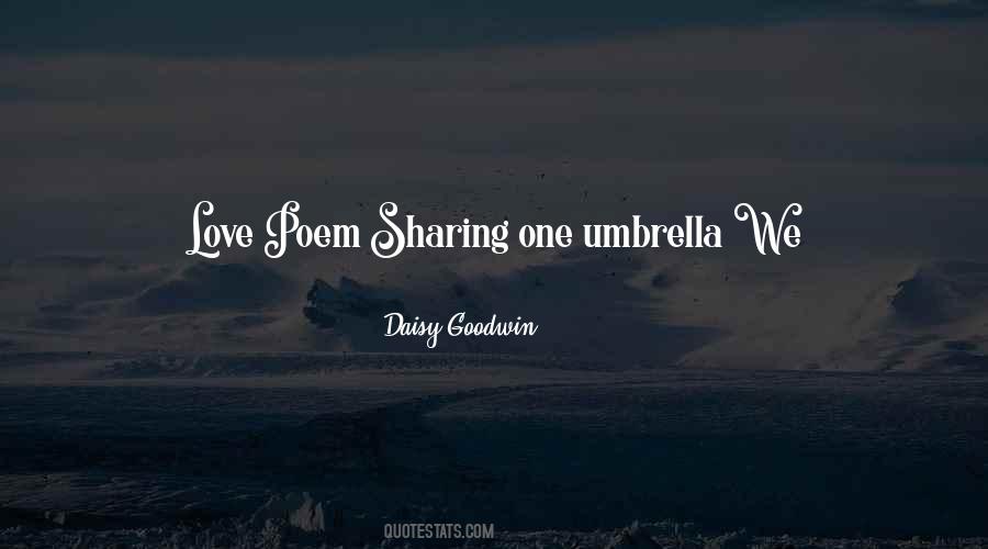 Love Under Umbrella Quotes #554464