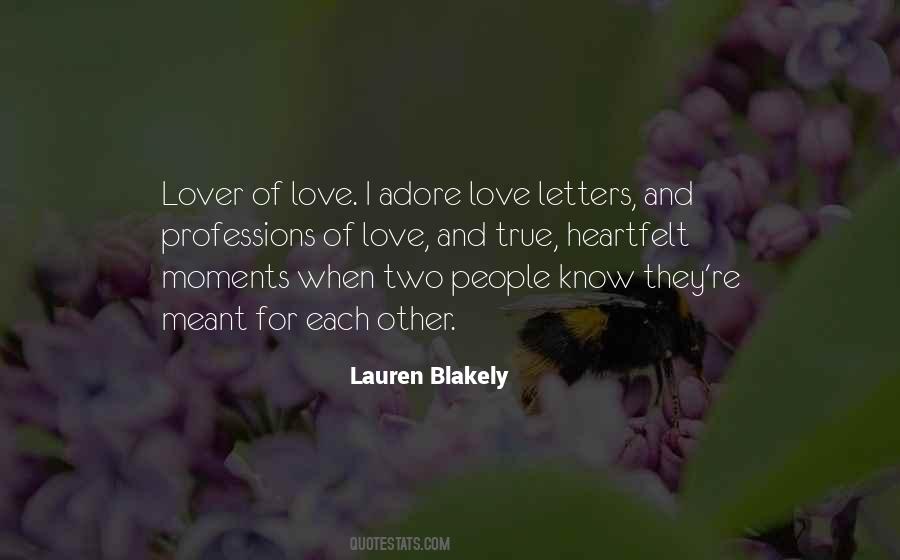 Love Heartfelt Quotes #81009
