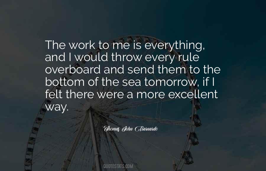 Sea Work Quotes #555979