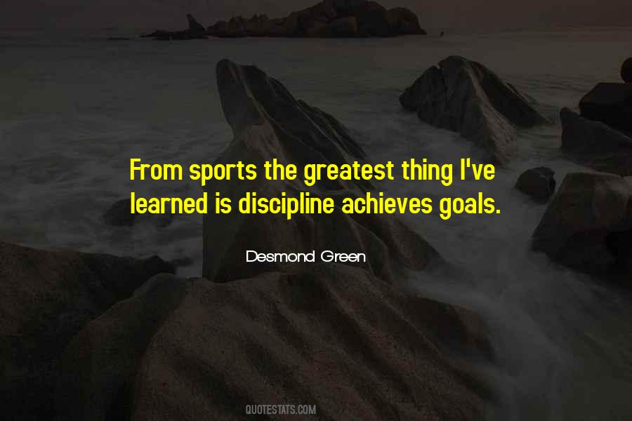 Discipline Sports Quotes #1283555