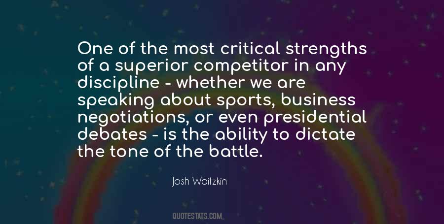 Discipline Sports Quotes #1297078