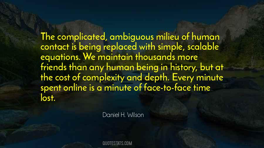 Being Complicated Quotes #1845661