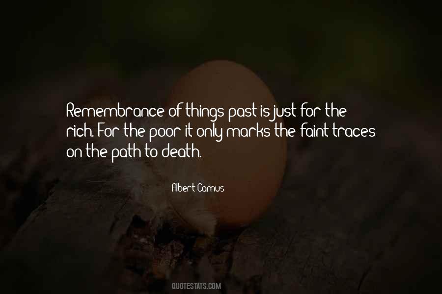 Memory Of Death Quotes #1002663