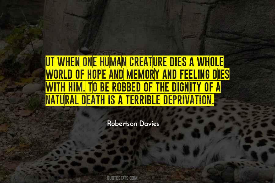 Memory Of Death Quotes #1292800