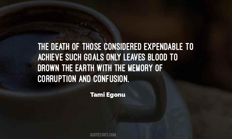 Memory Of Death Quotes #228295