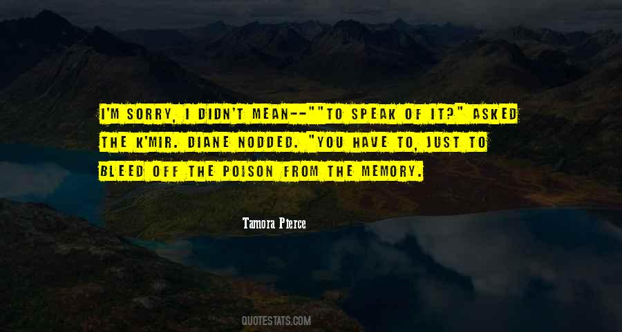Memory Of Death Quotes #997538