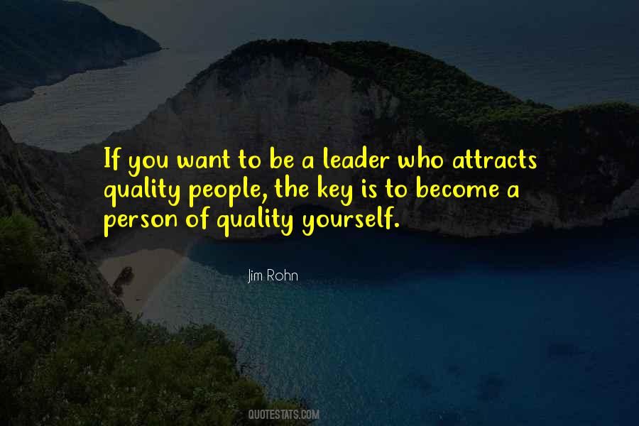 To Become A Leader Quotes #1841765