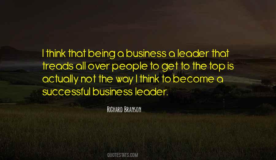 To Become A Leader Quotes #793651