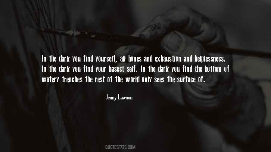 In The Dark In Quotes #135288