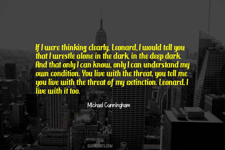 In The Dark In Quotes #248731