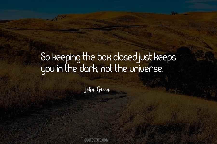 In The Dark In Quotes #4284