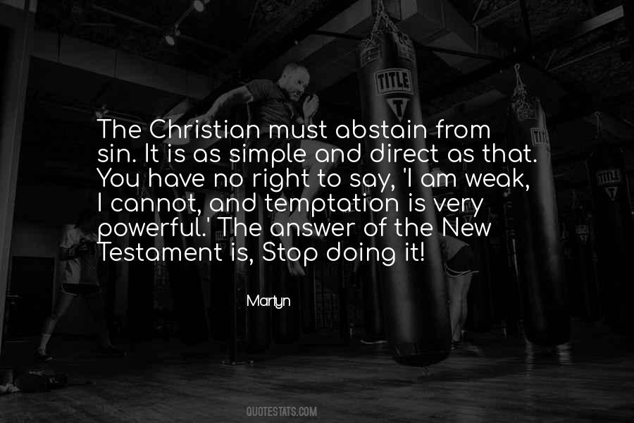 Christian Temptation Quotes #1005524