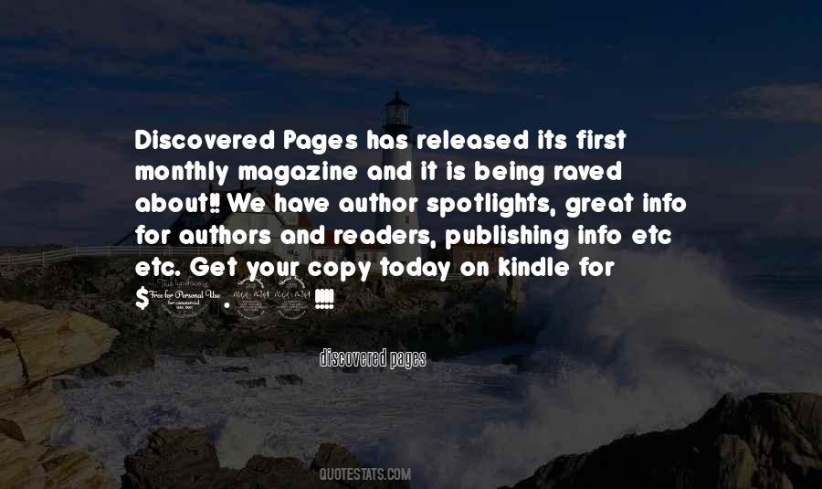 Quotes About Great Magazines #1496217