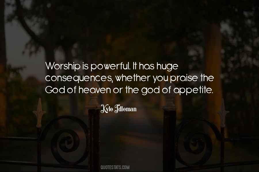 Praise Worship Quotes #547918