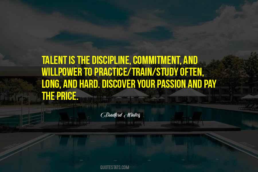 Commitment And Discipline Quotes #467592