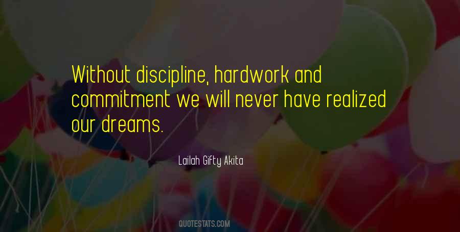 Commitment And Discipline Quotes #471048