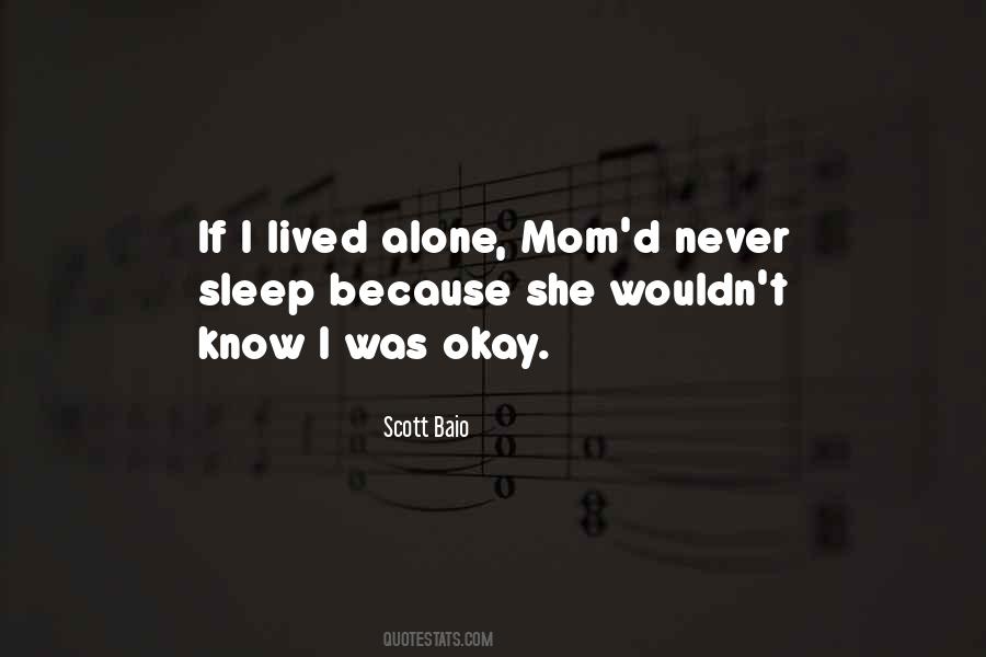 Alone Mom Quotes #920187