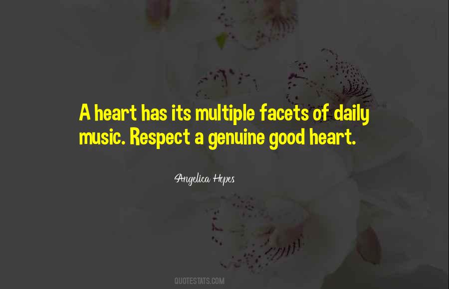 A Genuine Heart Quotes #786469