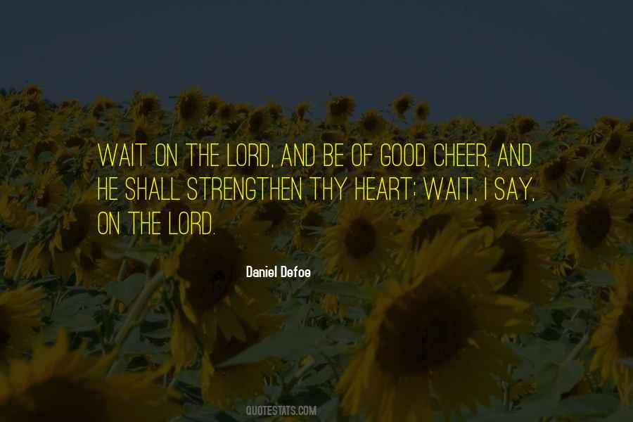 Wait On The Lord Quotes #808218